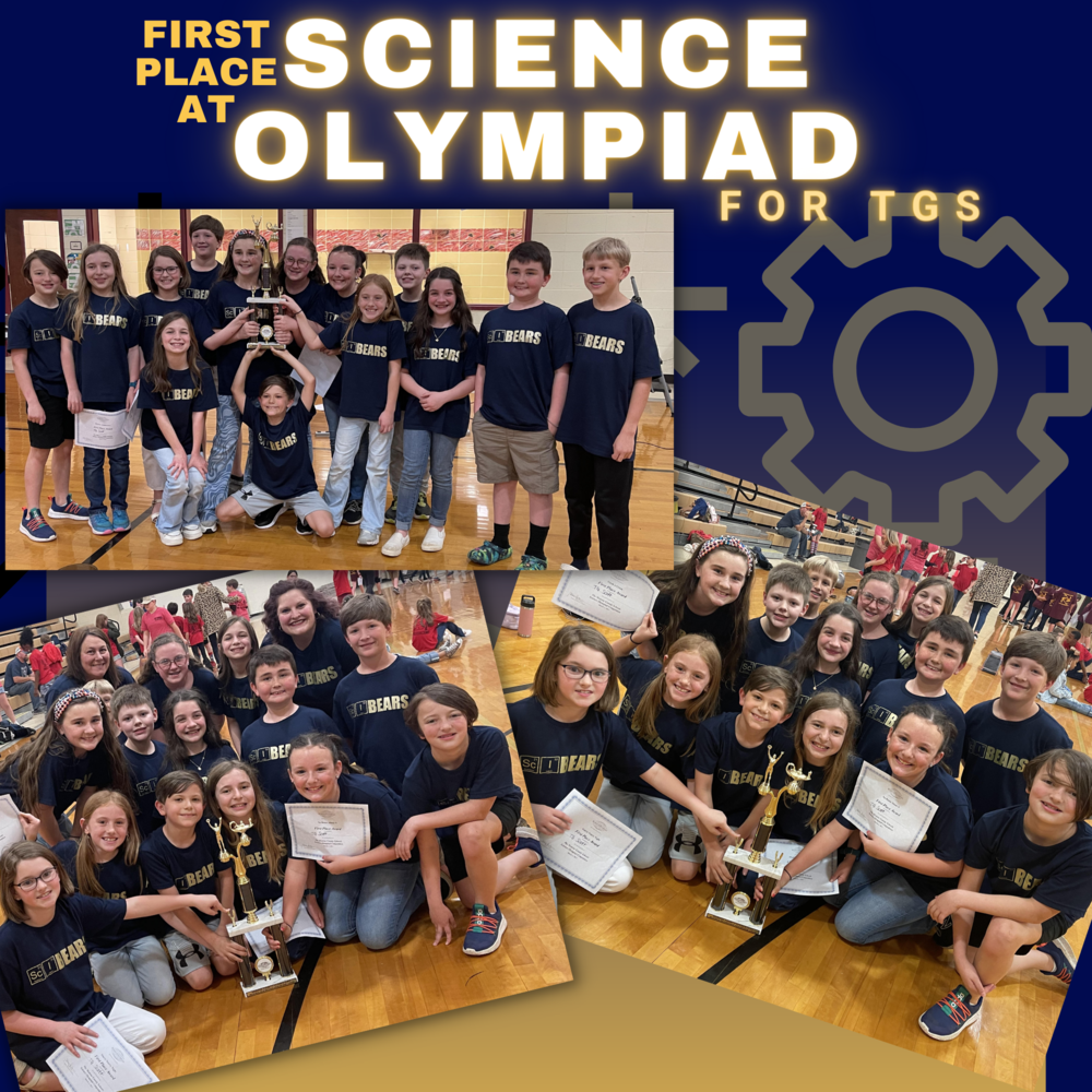 TGS Wins 1st Place at Science Olympiad! T. G. Scott Elementary School