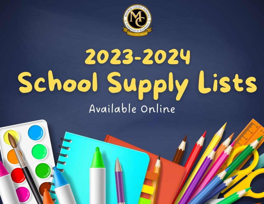 MC Schools 2023-24 School Supply Lists Available Online