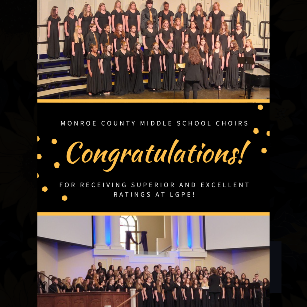 Congrats to our chorus for their LGPE results!